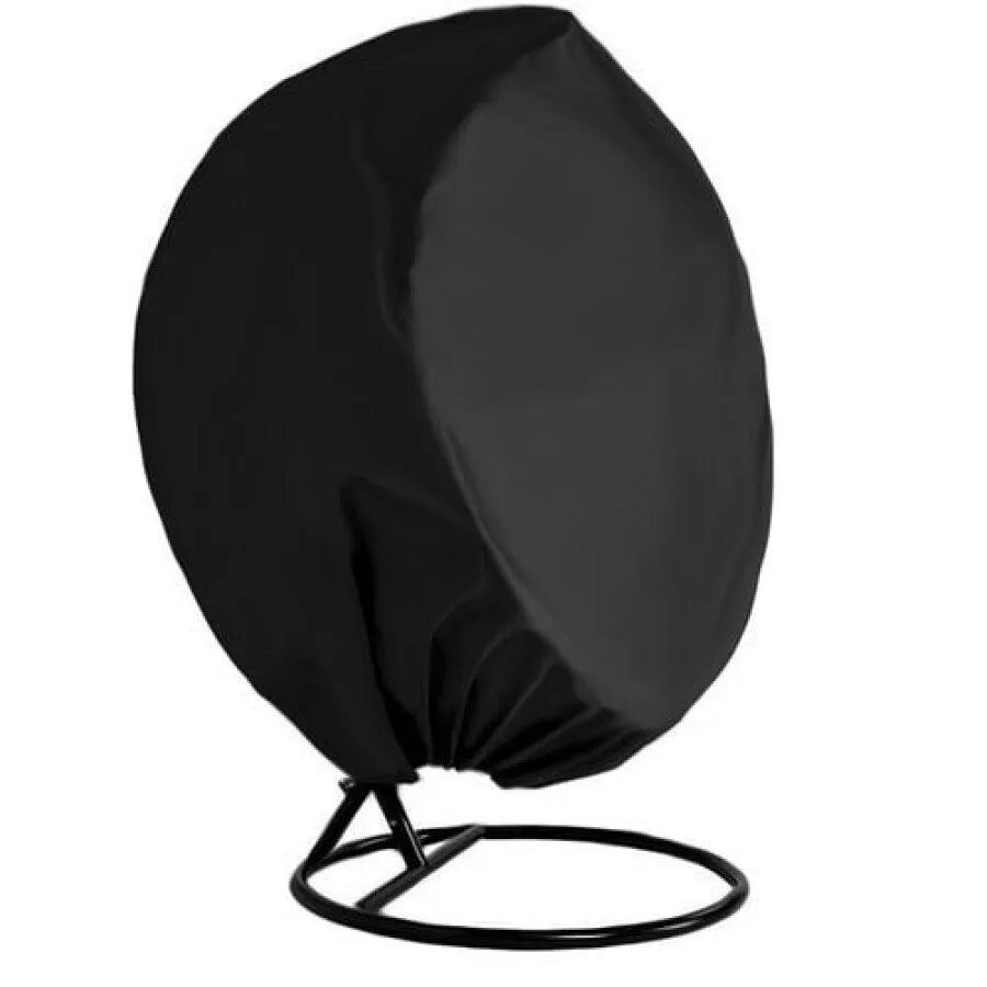 husa neagra scaun leagan gradina