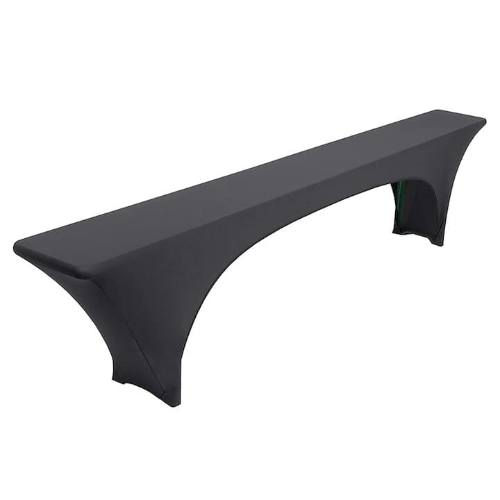 Husă Elastică pentru Bancă 183×28 cm, Negru - MAXY