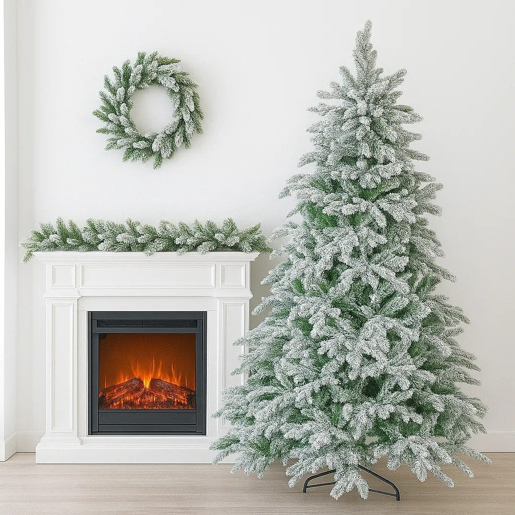 Brad Artificial Luxury Frost 210 cm – Mix 2D & 3D, Zăpadă Premium, Aspect Ultra-Realist