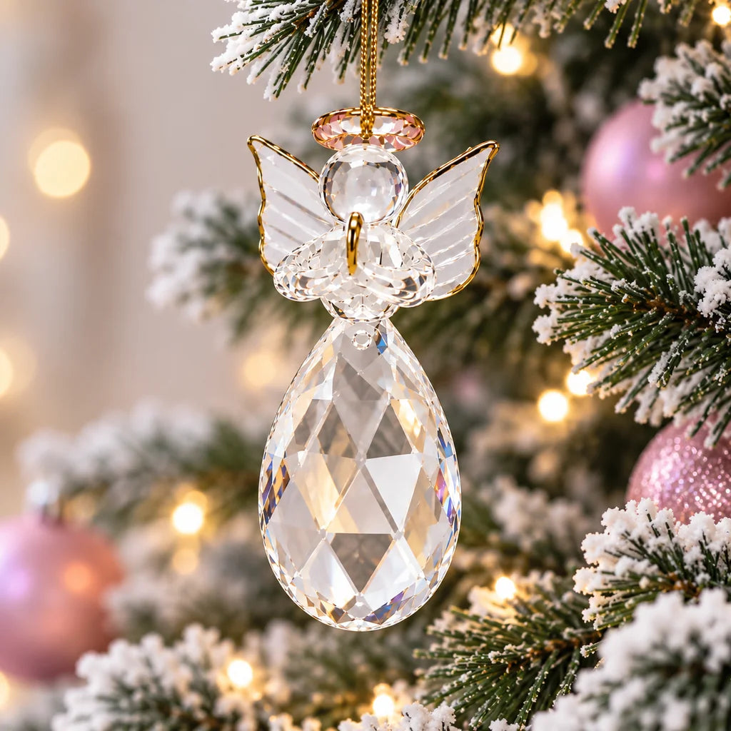 Îngeraș din Sticlă, Ornament de Crăciun, 7.5Cm - MAXY