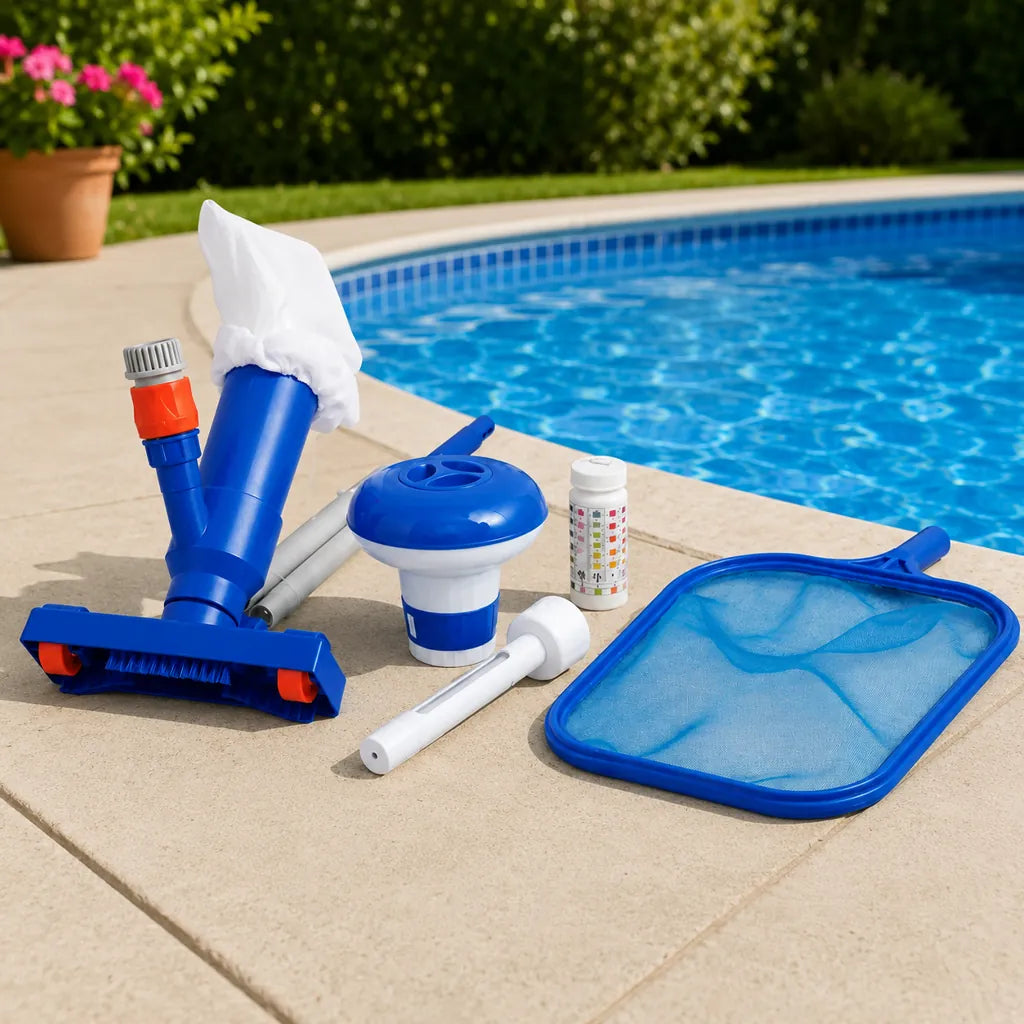 Kit De Curatare Pentru Piscina Avenli, 5 Piese