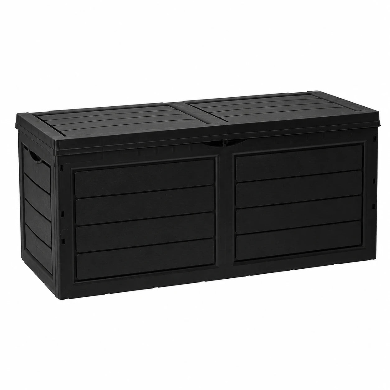 Ladă de Depozitare Grădină 320L, Neagră, 119 x 52 x 53 cm - MAXY