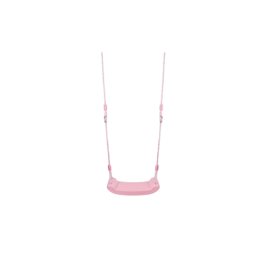 Leagăn Hintă pentru Copii din Plastic Roz, cu Frânghii Reglabile Incluse - MAXY