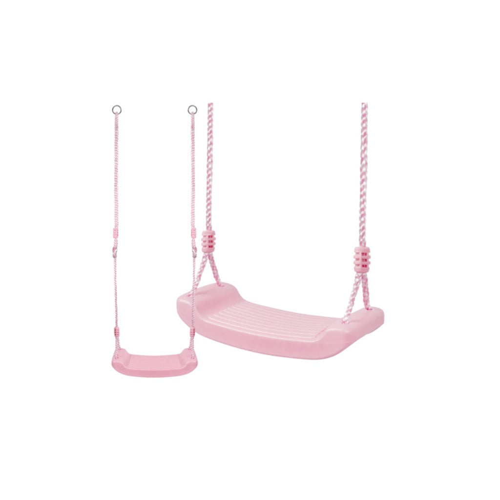 Leagăn Hintă pentru Copii din Plastic Roz, cu Frânghii Reglabile Incluse - MAXY