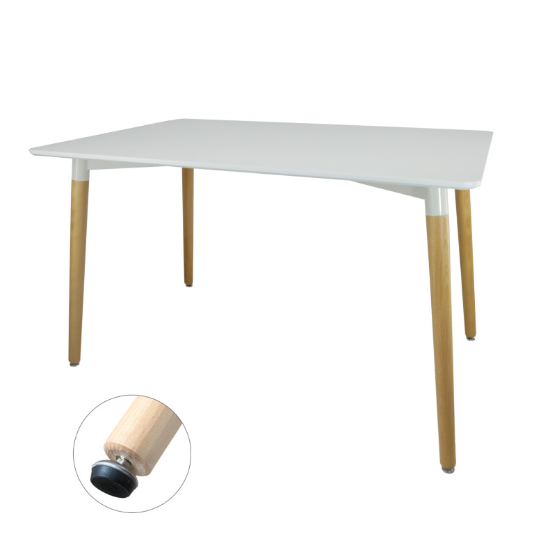 Masa Dreptunghiulara Alba 120 x 80 x 74 cm - MAXY