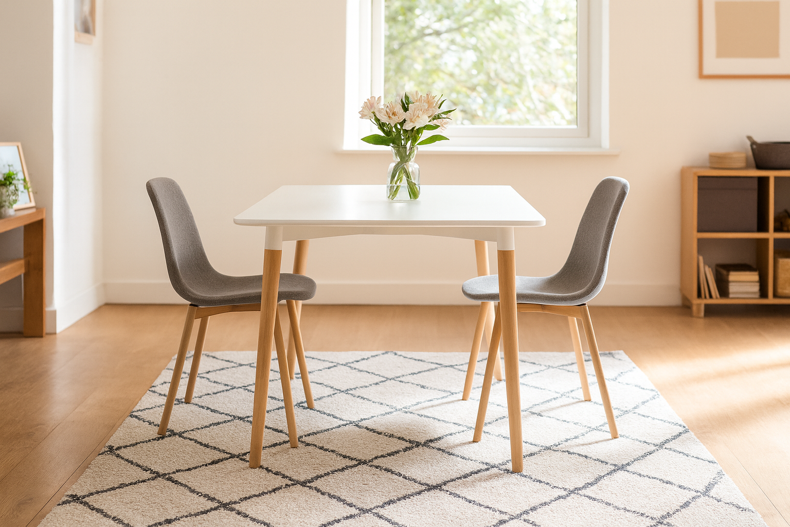 Masa Dreptunghiulara Alba 120 x 80 x 74 cm - MAXY