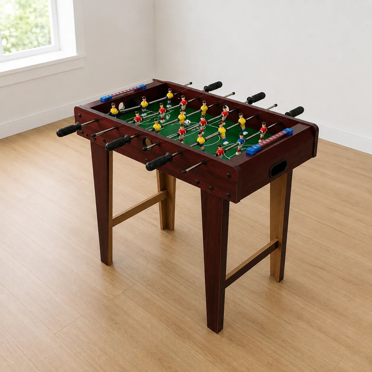 Masă de Fotbal XXL pentru Copii și Adulți, 18 Jucători, MDF Rezistent, 69 x 36 x 62 cm - MAXY