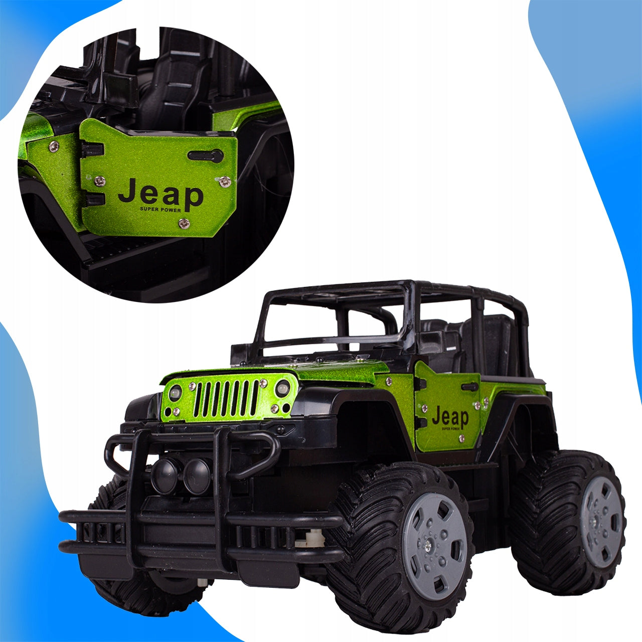 Masina Off-Road Jeep RC Cu Telecomanda 20 x 13.5 x 11.5 cm - MAXY