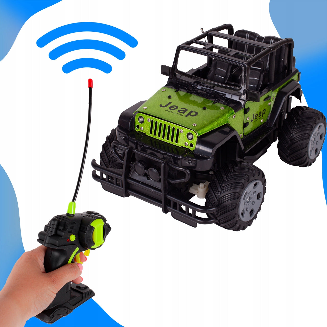 Masina Off-Road Jeep RC Cu Telecomanda 20 x 13.5 x 11.5 cm - MAXY