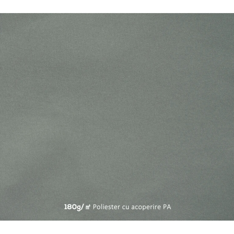 Pavilion de Grădină 3x3 m Gri cu Plasă Anti-Țânțari - MAXY