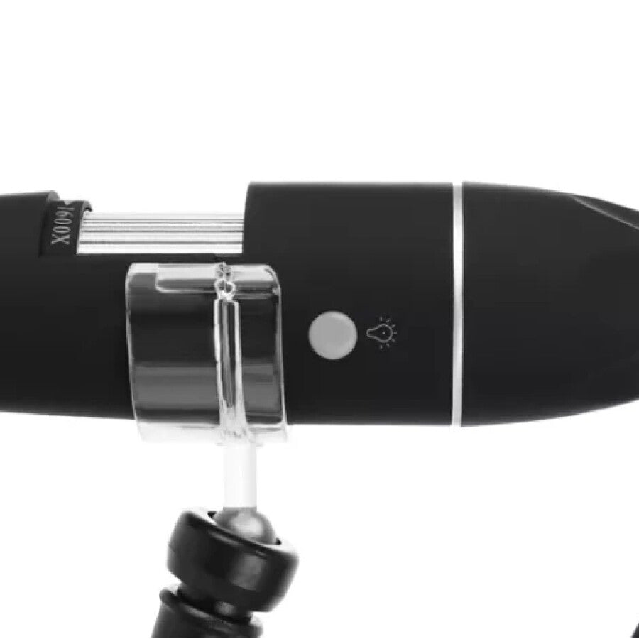 Microscop Digital USB 1600X Cu Camera, 8 LED-uri Reglabile - MAXY