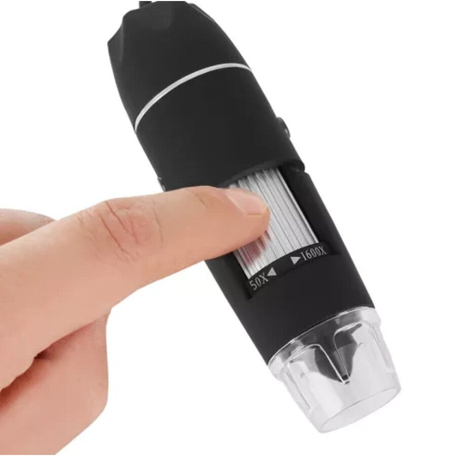 Microscop Digital USB 1600X Cu Camera, 8 LED-uri Reglabile - MAXY