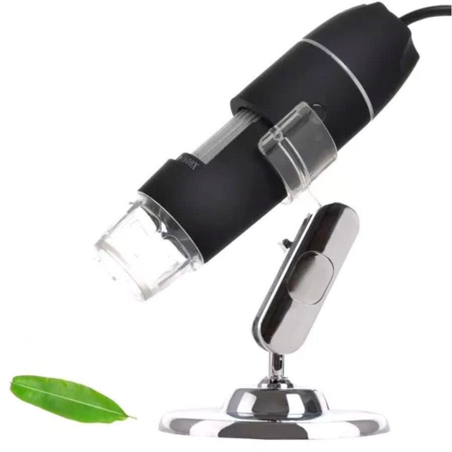 Microscop Digital USB 1600X Cu Camera, 8 LED-uri Reglabile - MAXY
