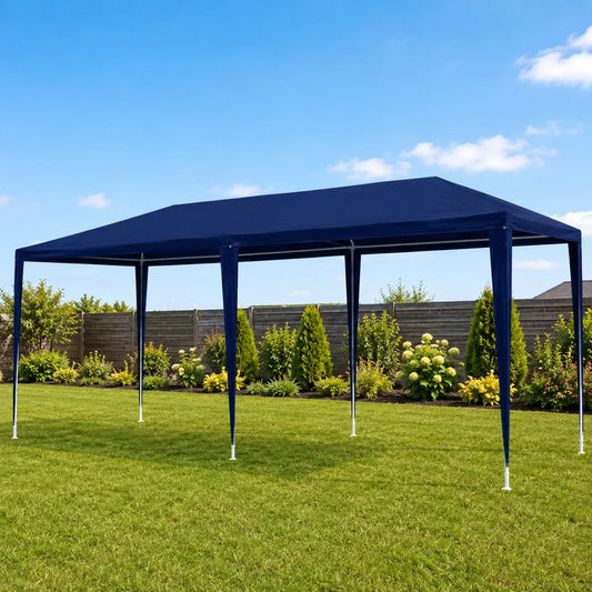 Pavilion de Grădină 3x6 m Albastru - MAXY