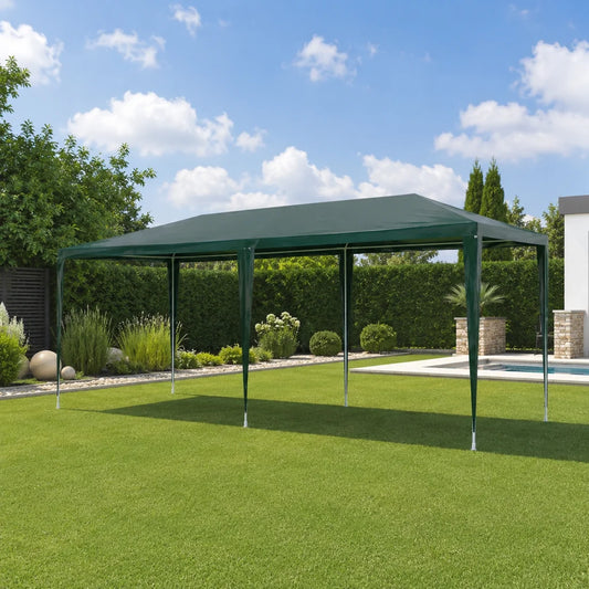 Pavilion de Grădină 3x6 m Verde - MAXY
