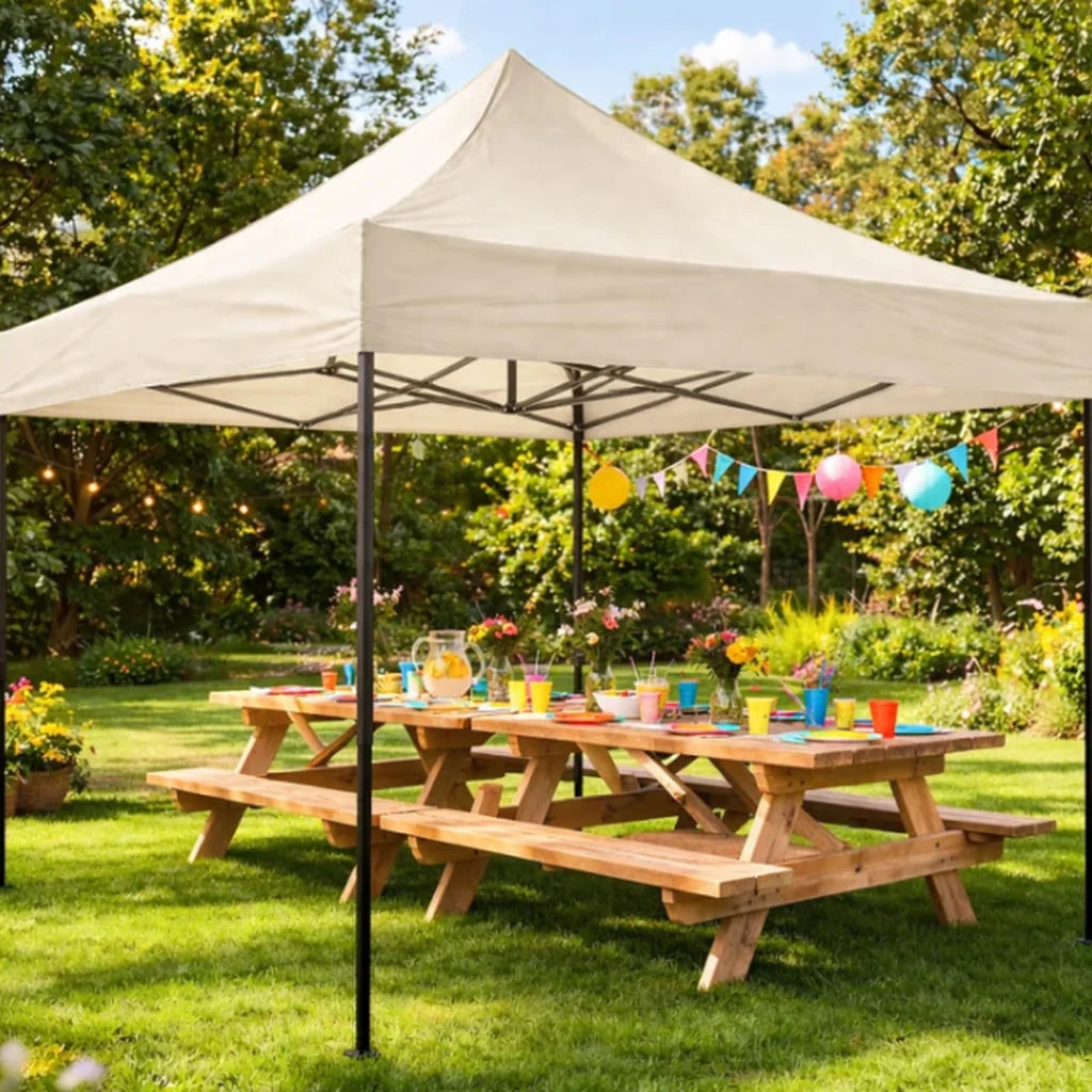 Pavilion de Grădină Pliabil 3x3 m Bej MultiGarden - MAXY