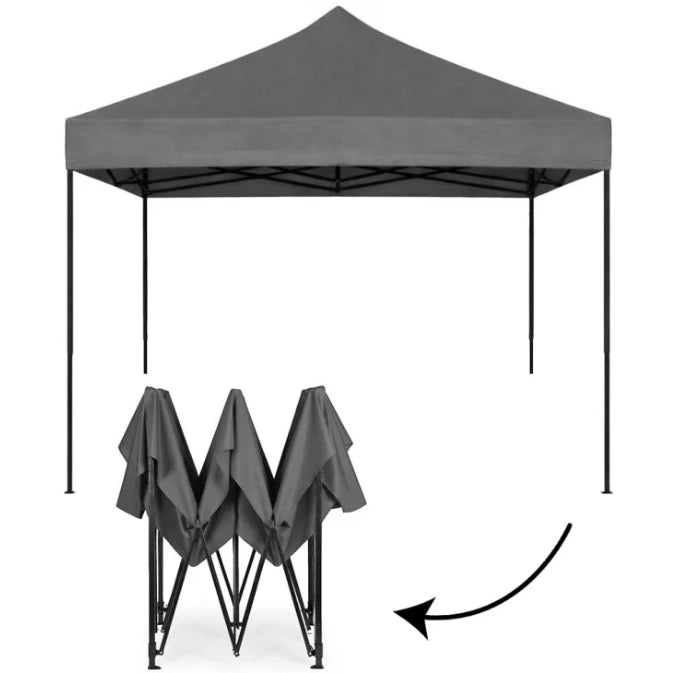 Pavilion de Grădină Pliabil 3x3 m Gri MultiGarden - MAXY