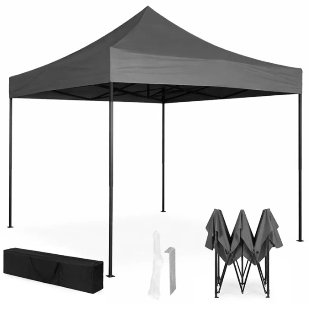 Pavilion de Grădină Pliabil 3x3 m Gri MultiGarden - MAXY