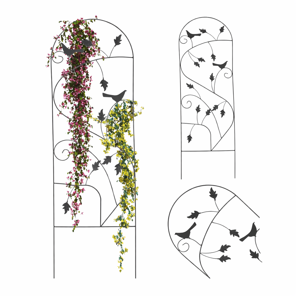 Pergolă de Grădină Metalică pentru Plante Cățărătoare 38.5x118 cm - MAXY