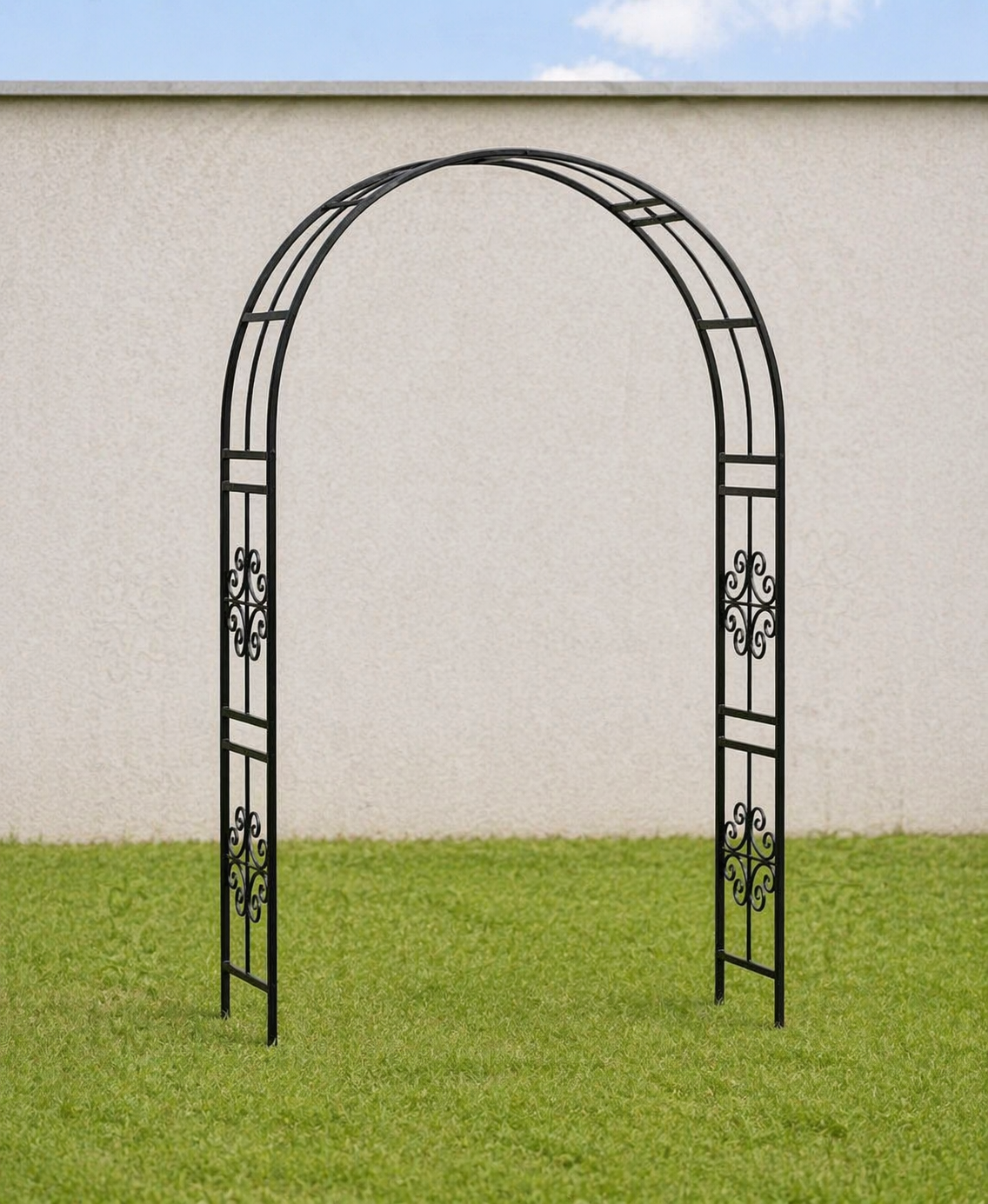 pergola de gradina decorativa