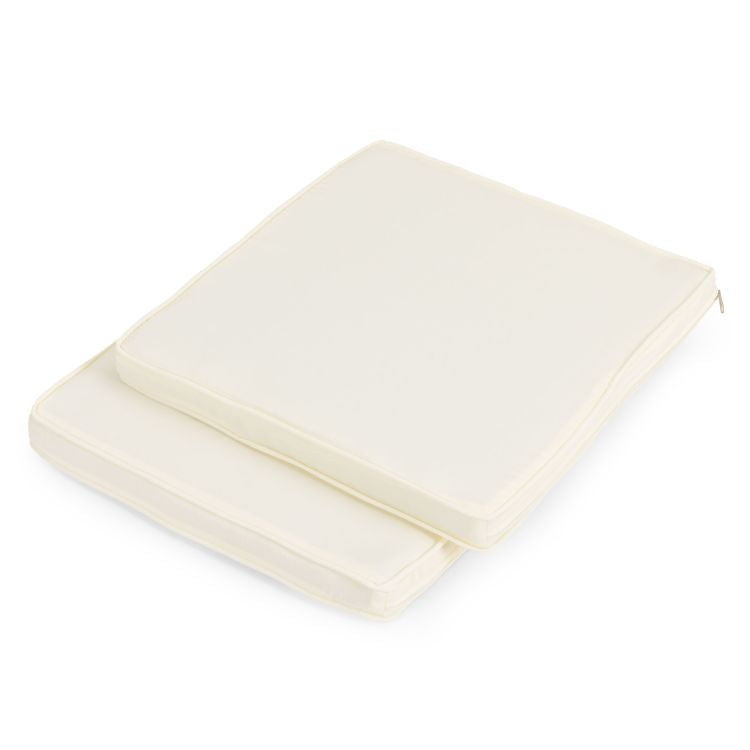 Set Masa Cu 2 Fotolii Gradina, Balcon, Terasa, Cu Perne Crem, Culoare Maro - MAXY