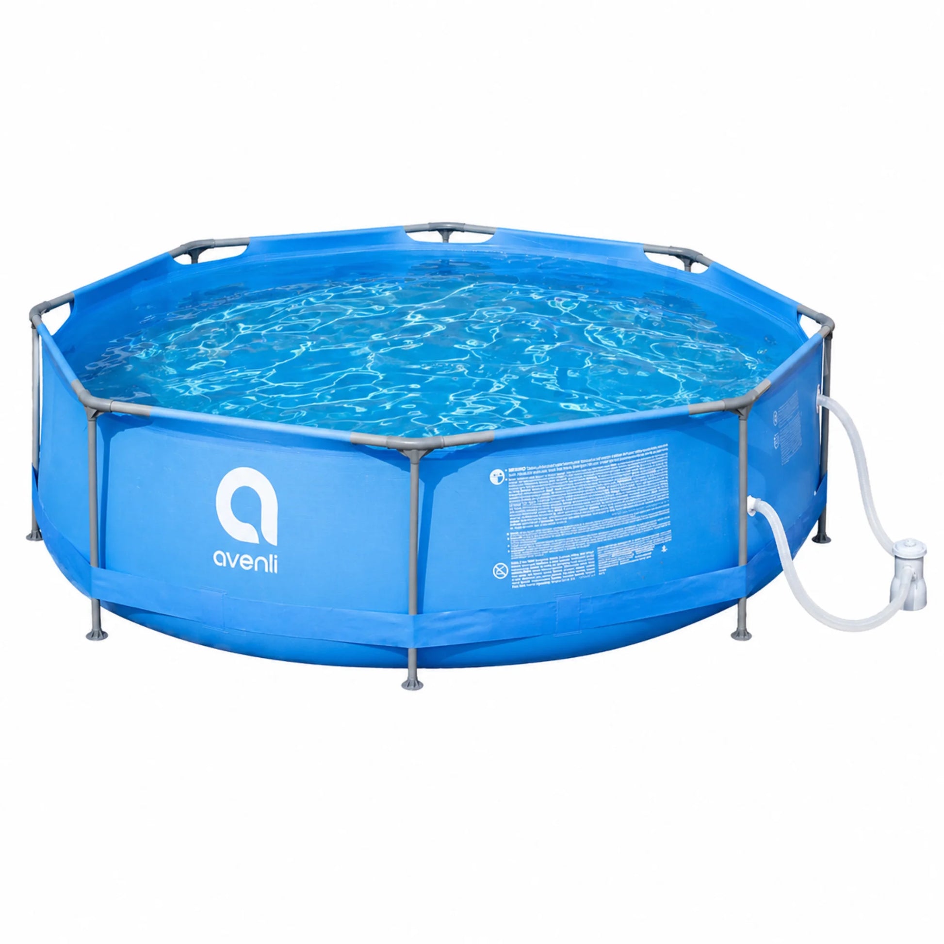 Piscină rotundă cu cadru metalic și pompă de filtrare 305x76 cm - MAXY