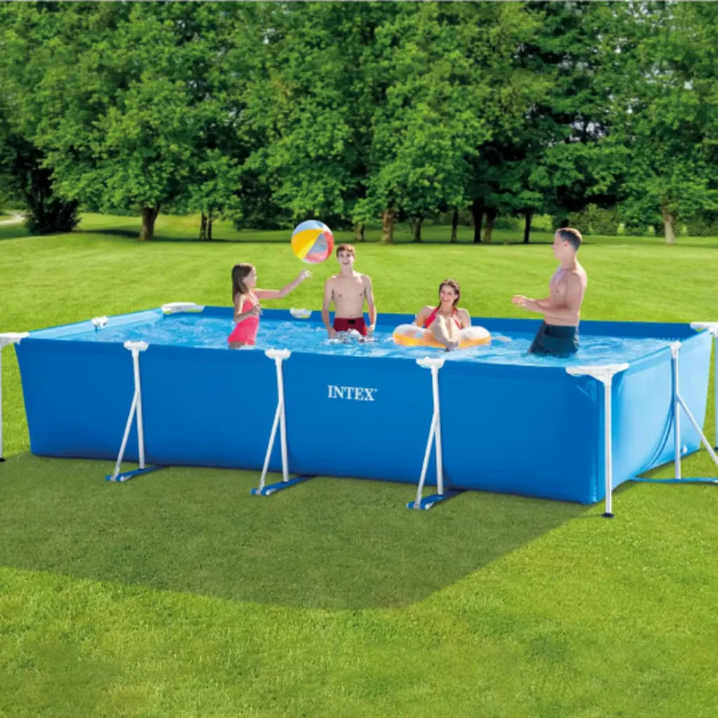 Piscina Dreptunghiulara Intex 450x220x84 cm cu Cadru Metalic - MAXY