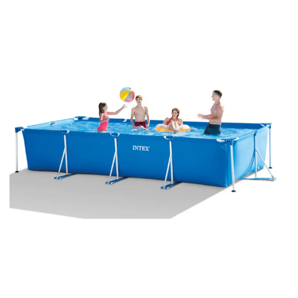 Piscina Dreptunghiulara Intex 450x220x84 cm cu Cadru Metalic - MAXY