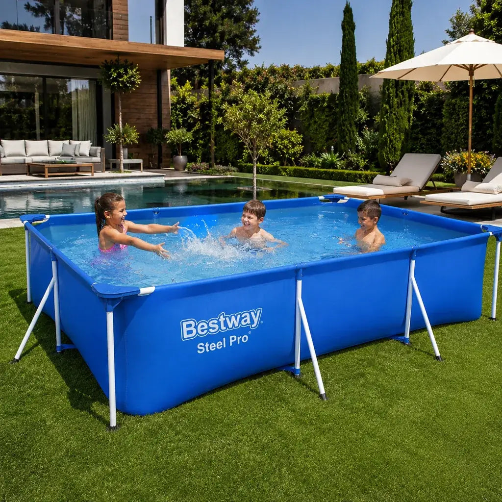 Piscină cu Cadru Metalic Bestway 300 x 201 x 66 cm