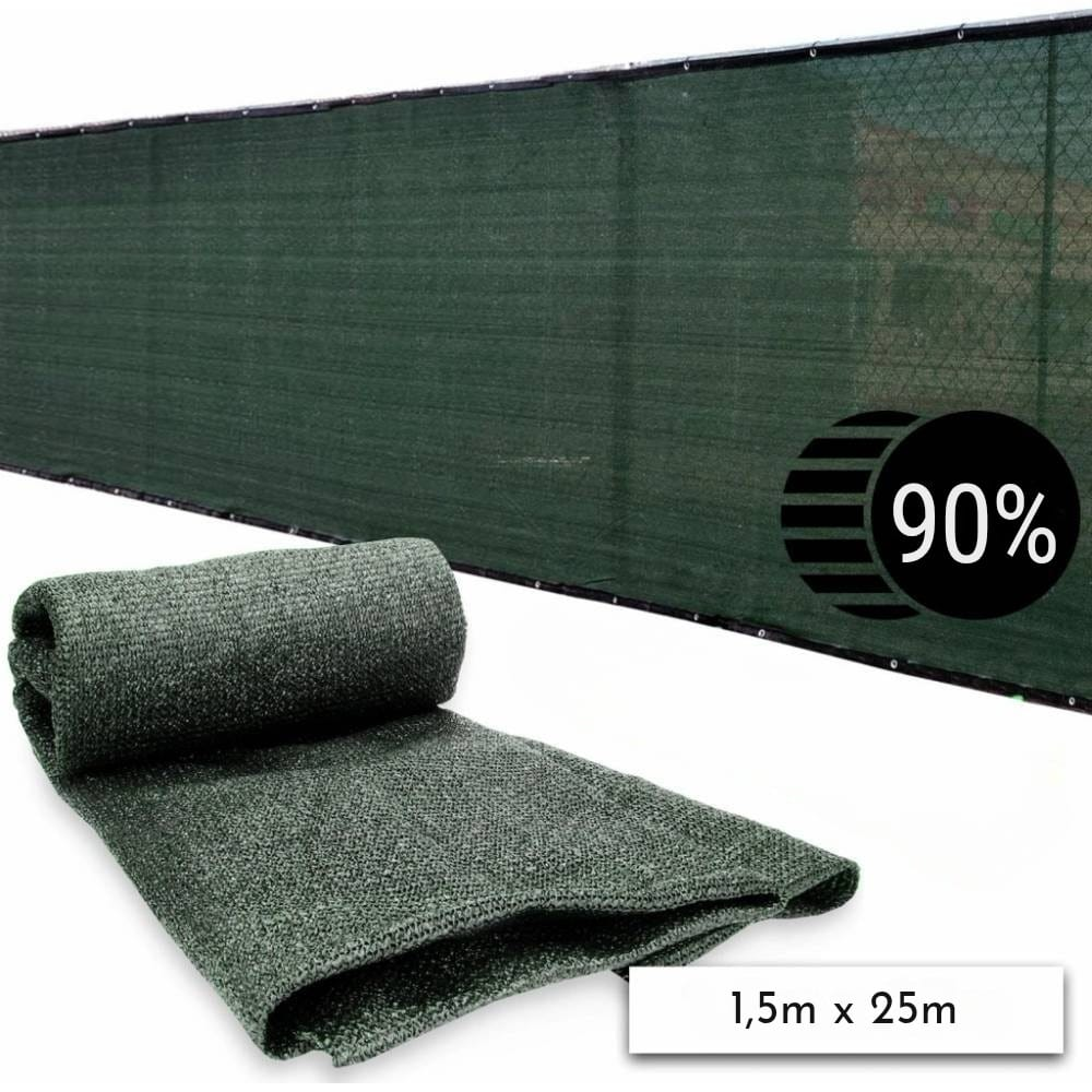 Plasă Umbrire Gard 90% 1.5 m x 25 m - MAXY
