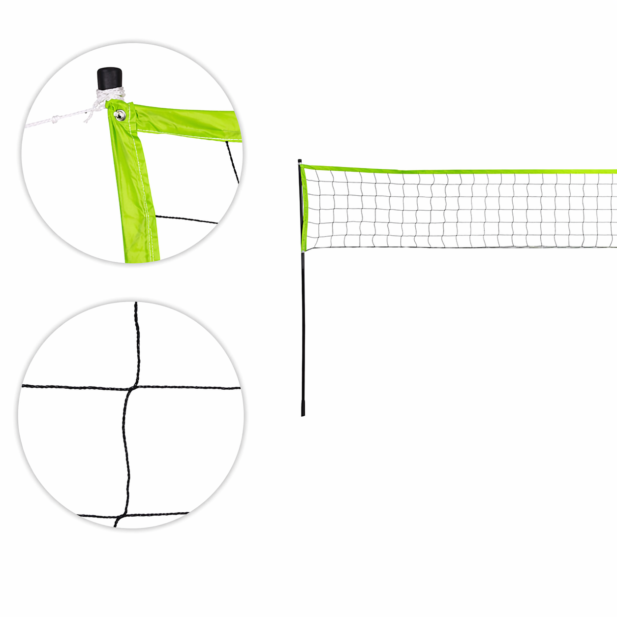 Plasa de badminton pliabila cu cadru 600x240 cm - MAXY