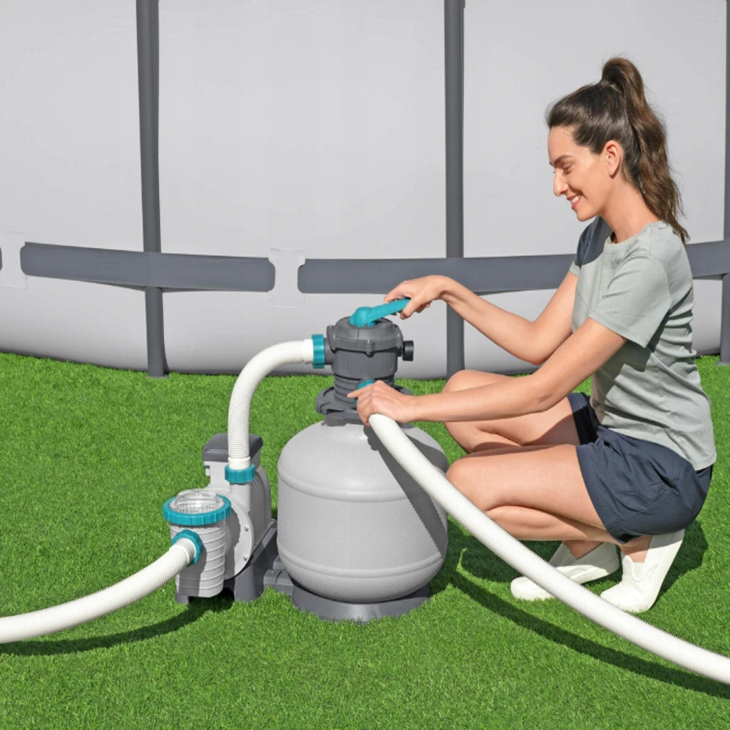 Pompă Filtrare cu Nisip pentru Piscină Bestway 11355 L/h