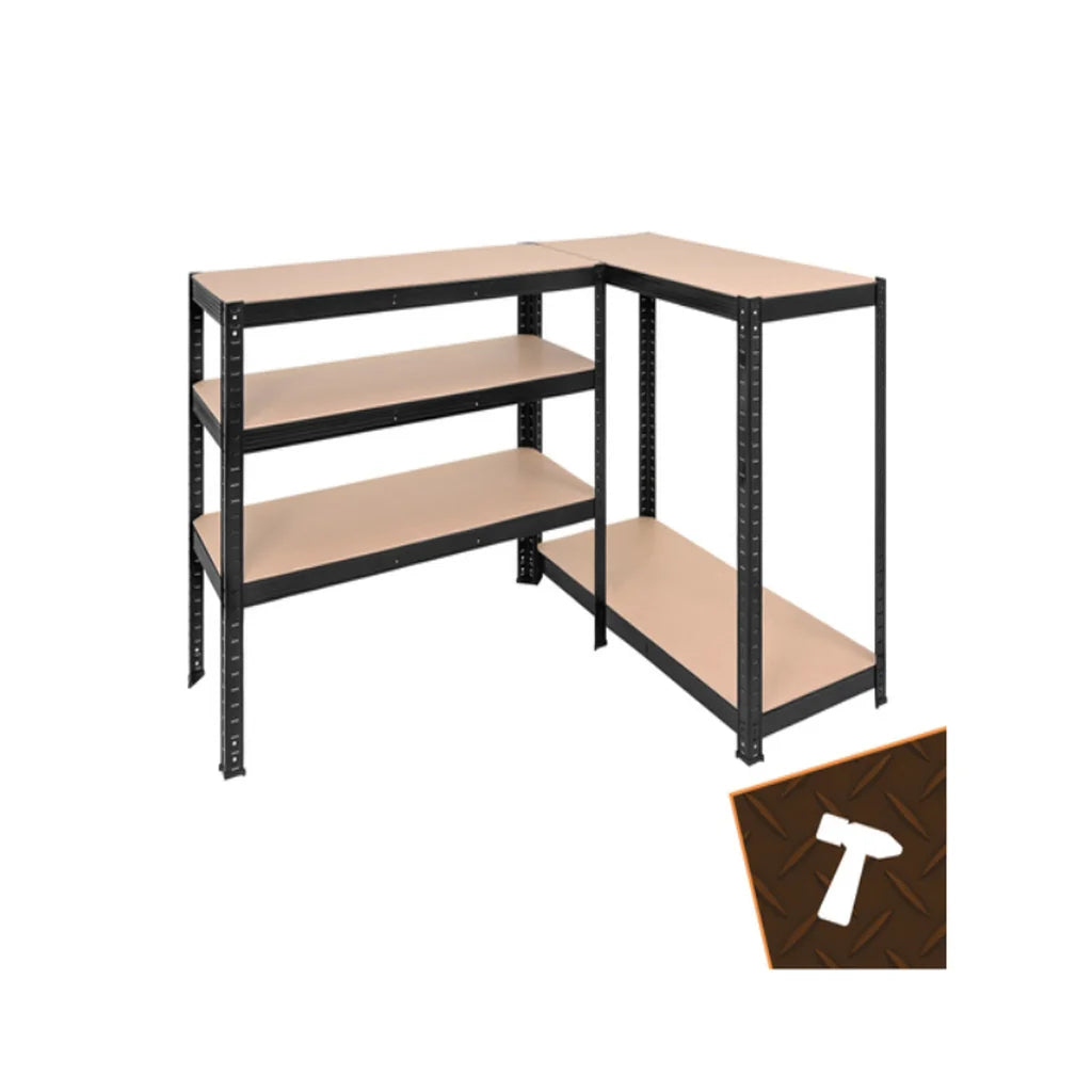 Raft Metalic Pentru Depozitare Cu 5 Polițe, 180 x 90 x 40 cm - MAXY