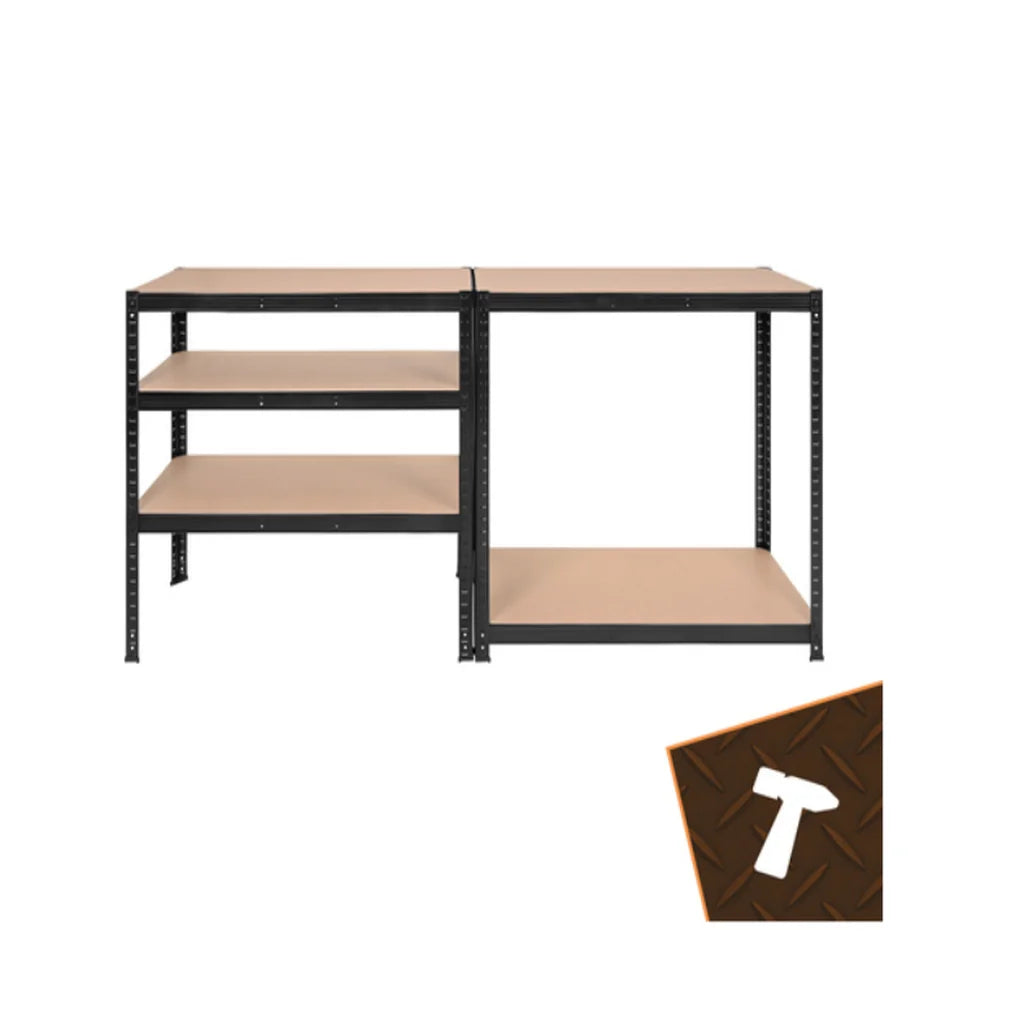 Raft Metalic Pentru Depozitare Cu 5 Polițe, 180 x 90 x 40 cm - MAXY