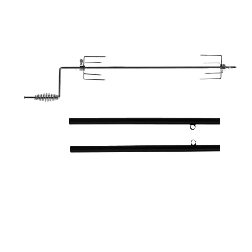 Grătar de Grădină Multifuncțional cu Rotisor Rotativ, 90x86x99 cm - MAXY