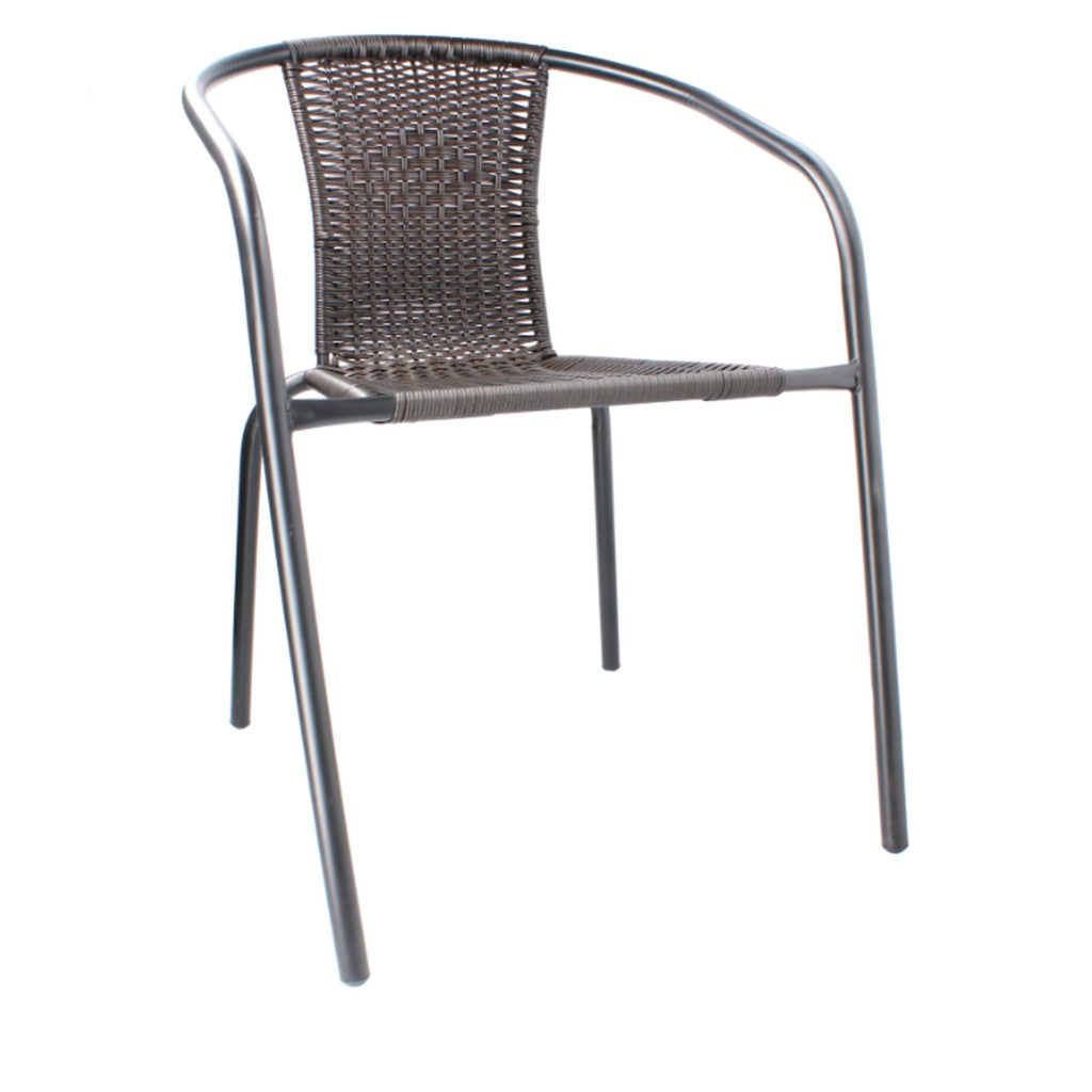 Scaun Gradina Ratan Maro Inchis 52x60x72 cm - MAXY