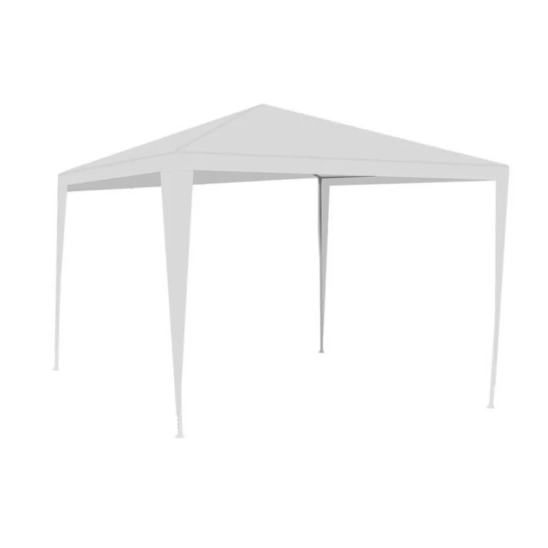 Cort Pavilion de Grădină 3x3 m Alb - MAXY