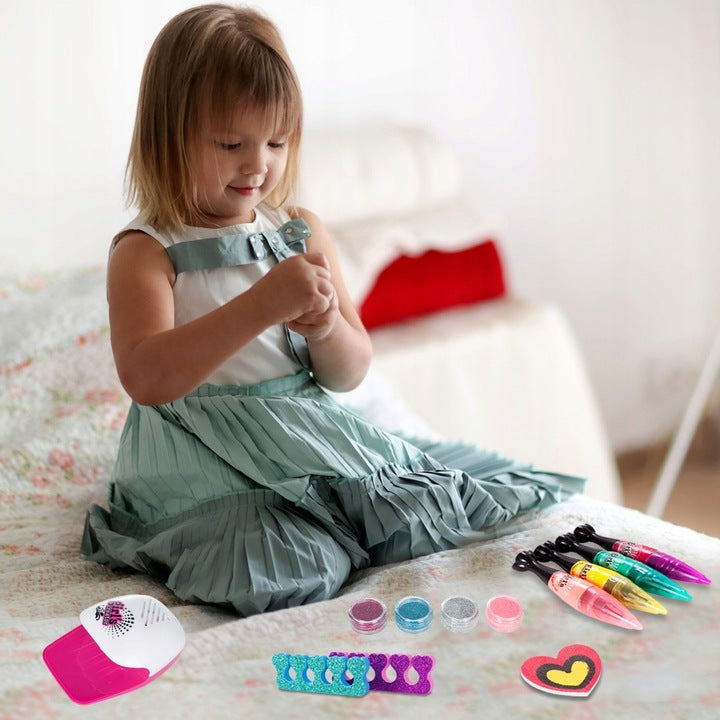 Set Manichiură și Pedichiură pentru Copii Cu Diferite Accesorii