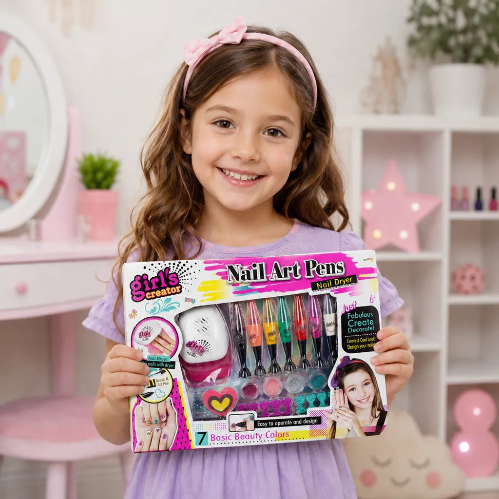 Set Manichiură și Pedichiură pentru Copii Cu Diferite Accesorii