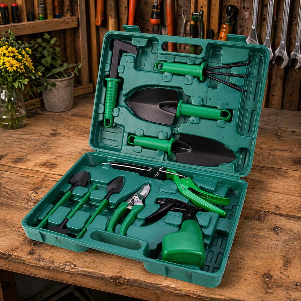 Set Unelte pentru Grădinărit 10 Piese cu Husă - MAXY