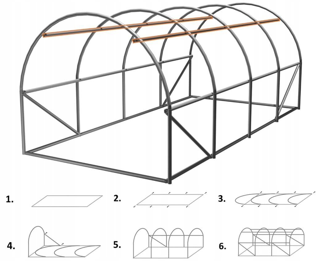 schita asamblare structura metalica solar