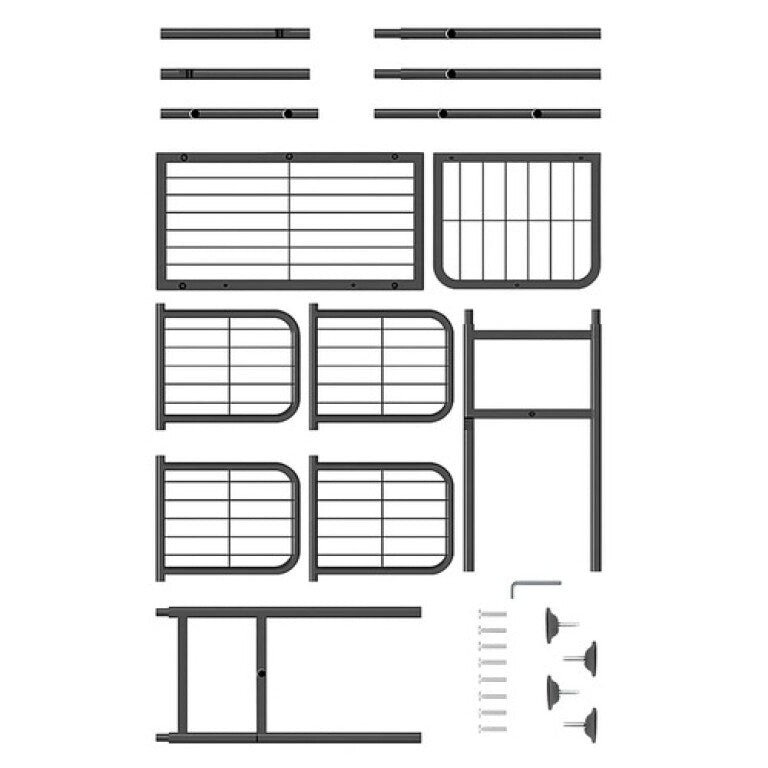 Suport Metalic pentru Ghivece de Flori cu 6 Rafturi - MAXY