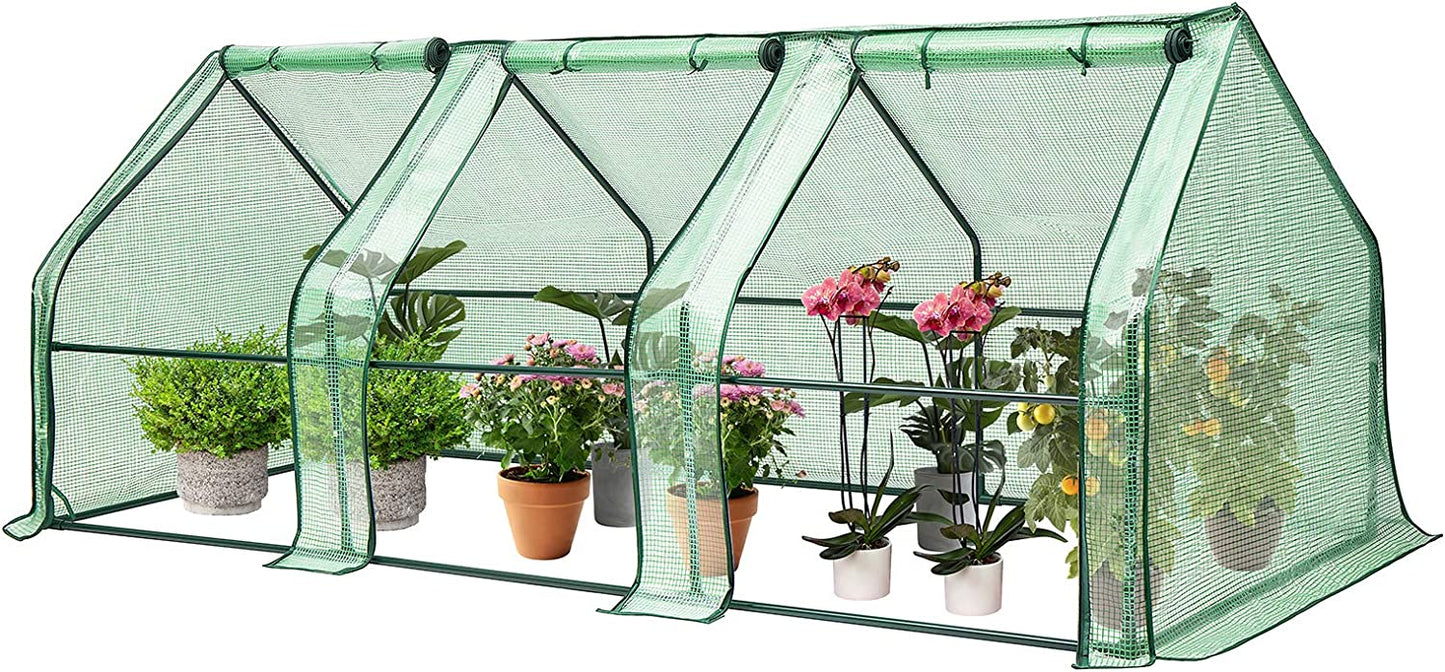 Mini sera de gradina pentru plante 295 x 95 x 95cm