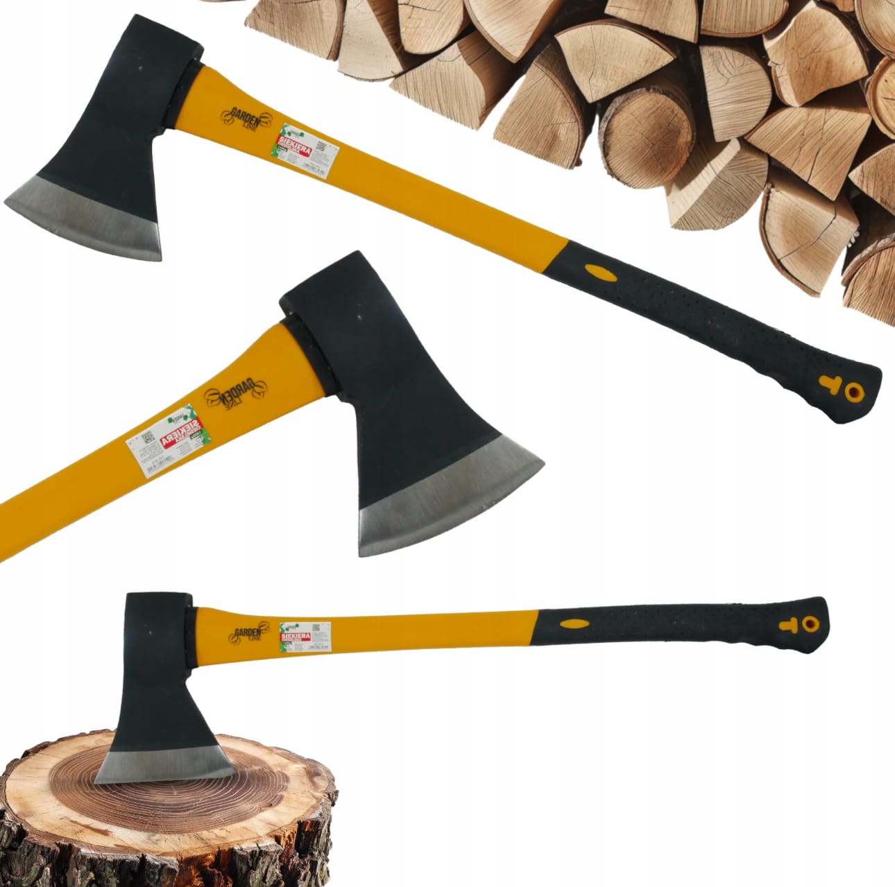 Topor Profesional cu Mâner din Fibră de Sticlă 70 cm - MAXY