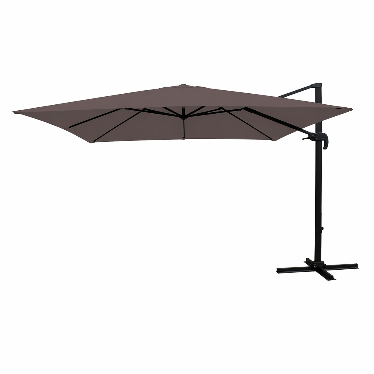 Umbrelă de Grădină Mini Roma 250x250 cm Maro - MAXY