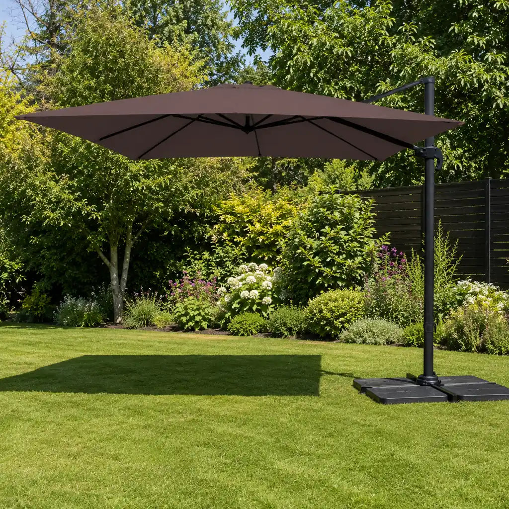 Umbrelă de Grădină Mini Roma 250x250 cm Maro - MAXY